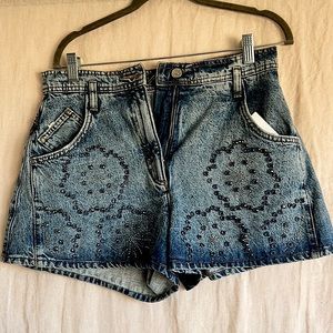 Denim shorts